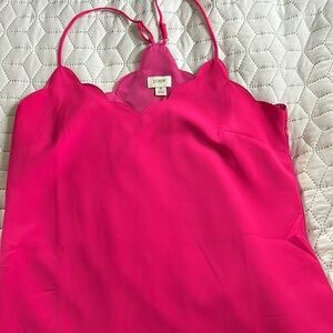 J Crew scalloped top